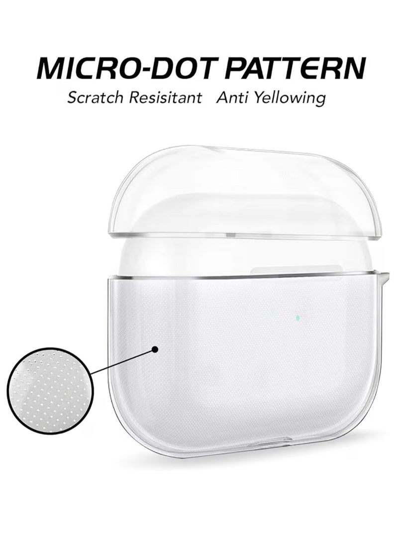 Case Clear Case for AirPods 3 (3rd Generation) with KeyChain – Transparent Protective Cover for Charging Case, Shockproof Scratch-Resistant Slim Fit with Easy Access to Charging Port - Image 3